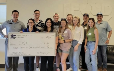 New Braunfels Jaycees Check Presentation